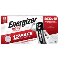 ENERGIZER® CR2032 Lithium Batteries 3V 12 Batterien