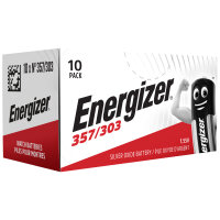 ENERGIZER® 357/303 (SR44SW) Uhrenbatterie 1...