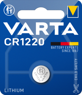 VARTA® CR1220 Lithium Batteries 3V 1er Blister