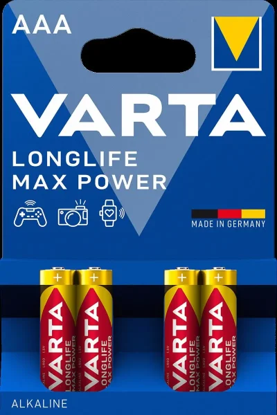 VARTA® Longlife Max Power Micro AAA LR03 Alkaline 4er Blister