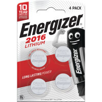 ENERGIZER® CR2016 Lithium Batteries 3V 4er Blister